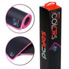 Mouse Pad Gamer Colors Pcyes de Alta Precisão e Durabilidade Tamanho Standard 360X300MM Pcyes Cor Pink