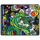 Mouse Pad Gamer Dragon PCYES Ancient de Alta Qualidade Com Superfície Estilo Speed Antiderrapante Borda Costurada Emborrachado Para Melhor Desempenho em Jogos Medium 500X400MM