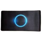 Mouse Pad Gamer Extra Grande 700x350x3mm com Borda Costurada e Base Antiderrapante Exbom 7035C Modelo Círculo de Luz