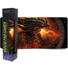 Mouse Pad Gamer Extra Grande Antiderrapante Dragão de Fogo - EXBOM