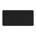 Mouse Pad Gamer Grande 70x35cm Borda Costurada Emborrachado Preto Liso