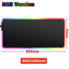 Mouse pad Gamer Led Rgb 7 Cores Tamanho Grande 80 X 30cm, 90cm x 40cm Usb - keedi