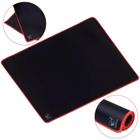 Mouse Pad Gamer Pcyes Tamanho Médio 500X400MM Base Antiderrapante Emborrachada Cor Vermelha Superfície Speed