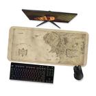 Mouse pad Gamer - Senhor dos Anéis Mapa Terra Média 1 - Mousepad Grande 90x40 80x40 60x40 70x30