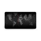 Mouse Pad Gamer Speed Extra Grande 120x40 cm - Mapa Mundi Preto