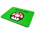 Mouse Pad Geek Gamer - Cogumelo Pixel Get a Life 2 - JPS INFO