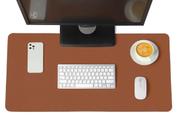 Mouse Pad Grande 100x48cm Em Sintético Slim Setup Gamer Computador Castor Caramelo