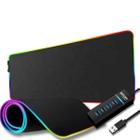 Mouse PAD Grande Emborrachado antiderrapante LED RGB e HUB Ultra Rápido 3.0