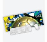 Mouse Pad Grande Gamer Bola Futebol Brasil - Criative Gifts