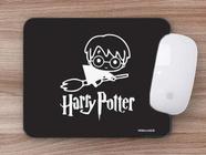 Mouse Pad Jogos Divertidos Vassoura Harry Potter