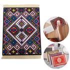 Mouse Pad Tapete Persa Com Franja Decorativo Apoio Computador Notebook Aveludado Emborrachado