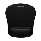 Mouse Pad TECKNET com suporte de pulso ergonômico preto