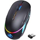 Mouse para jogos sem fio T200 recarregável RGB retroiluminado - Omkarsy Official Store