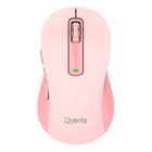 Mouse Quanta Click Go QTMOI40 - Sem Fio - 1600DPI - Rosa