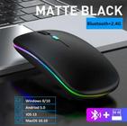 Mouse Recarregável Bluetooth 2.4GHz 1600 DPI Dual Mode