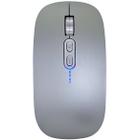 Mouse Recarregável Com 2 Bluetooth + USB Para Macbook Air Pro M1 M2 M3
