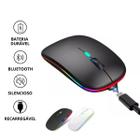 Mouse Recarregável Wireless Sem Fio com LED: Personalize sua Iluminação