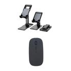 Mouse S/ Fio + Suporte P/ Tablet Sm Galaxy Tab A7 Lite T220