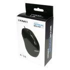 Mouse Satellite A34 - com Fio - 1200 Dpi - Preto