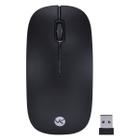 Mouse Sem Fio 2.4 Ghz 1200 Dpi Dynamic Flat Preto Usb - Dm100