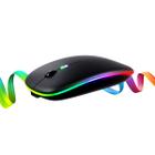 Mouse Sem Fio 2.4 ghz Optico Recarregável Gamer USB Led Rgb Wireless Usb Notebook