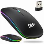 Mouse sem Fio Bluetooth Wirelles com LED 2.4Ghz Recarregável 