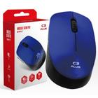 Mouse sem Fio C3Plus M-W17BL - 2.4GHz - 1000dpi - Azul - C3Tech