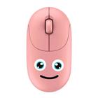 Mouse Sem Fio KMS001 Emoji Kids Pink Bright
