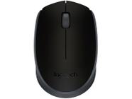 Mouse sem fio Logitech M170 com Design Ambidestro Compacto, Conexão USB e Pilha Inclusa, Preto - 910-004940
