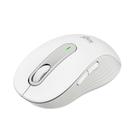 Mouse Sem Fio Logitech M650 Silencioso Bluetooth USB Branco 910-006252