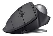 Mouse sem fio, logitech, mx ergo, trackball, grafite