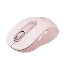 Mouse Sem Fio Logitech Signature M650, 2000 DPI, Compacto, 5 Botões, Silencioso, Bluetooth, USB, Rose - 910-006251