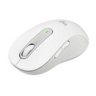 Mouse Sem Fio Logitech Signature M650 L Bluetooth Branco 1000 DPI - 910-006233