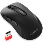 Mouse sem fio memzuoix 2.4G 1400 DPI com receptor USB preto