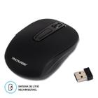 Mouse Sem Fio Mo277 2.4Ghz Litio Preto Usb Recarregável