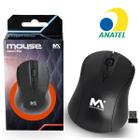 Mouse sem Fio Optico 1200 Dpi Max mídia 2.4 GHz 10 Metros Windows 98/2000XP/Vista/7/8/10