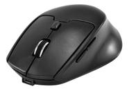 Mouse Sem Fio Óptico Usb Wireless 2.4ghz Recarregável Pc Notebook Computador Tv Smart (Preto)