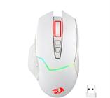 Mouse sem fio para jogos Redragon M690 PRO 8000 DPI branco