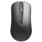 Mouse Sem Fio Pcyes Comfort 2.4ghz Pmoc12w Com Design Ergonômico Sensor Óptico Com 1200DPI Cor Preta