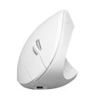 Mouse sem Fio Recarregável 2.4 GHZ Vertical Ergonomico Ortopedico Power FIT 1600 DPI Branco USB - PM300 - Vinik