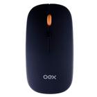 Mouse Sem Fio Recarregável Bluetooth E Wireless Ms603 Oex