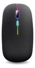 Mouse Sem Fio Recarregável Bluetooth / Rgb 2.4 Ghz Wirelles - Rhos