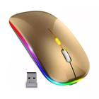 Mouse Sem Fio Recarregável Com Led Rgb 2,4 ghz Wireless Computador Notebook Pc Universal Window