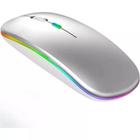 Mouse Sem Fio Recarregável Com Led Rgb 2,4 ghz Wireless Computador Notebook Pc Universal Window