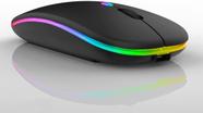Mouse Sem Fio Recarregável Wireless Led Rgb Colorido Ergonômico Usb 2.4 Ghz