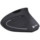 Mouse Sem Fio Vertical Ortopédico Power Fit Vinik, 1600 DPI, Recarregável, USB, Preto PM300