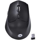 Mouse Sem Fio Wireless 2.4 Ghz Recarregavel Power Up 1600 Dpi Preto Usb - Pm200