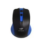 Mouse sem fio wireless c3tech mw20bl azul 1000 dpi 2.4ghz