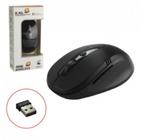 Mouse sem fio wireless ley-25 lehmox preto