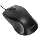 Mouse Targus Ergonômico com Fio 3 Botões Scroll 1000 DPI AMU81 Cabo de 152cm Ambidestro Design Elegante e Premium